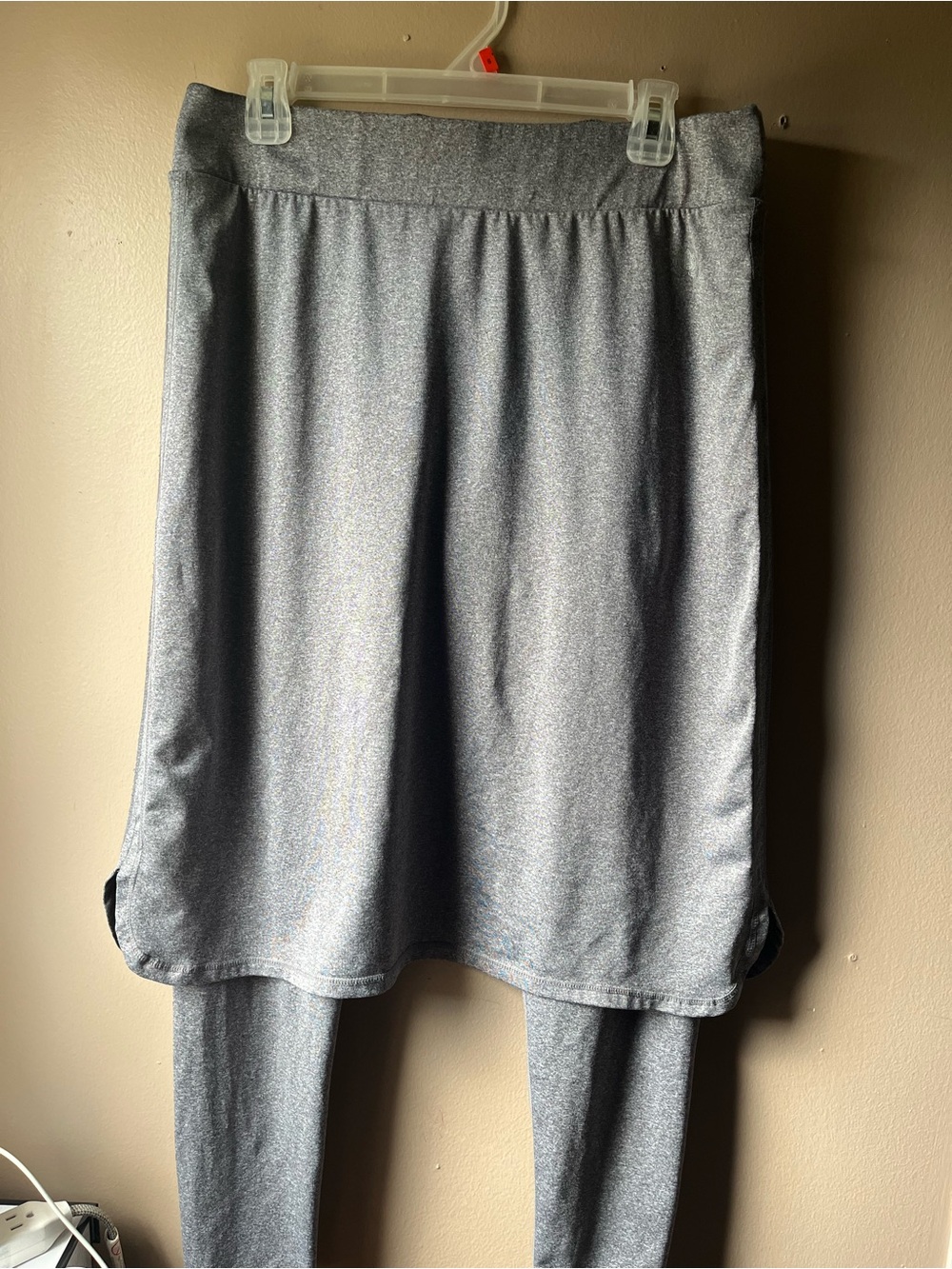 Classic Midi Skirt grey color